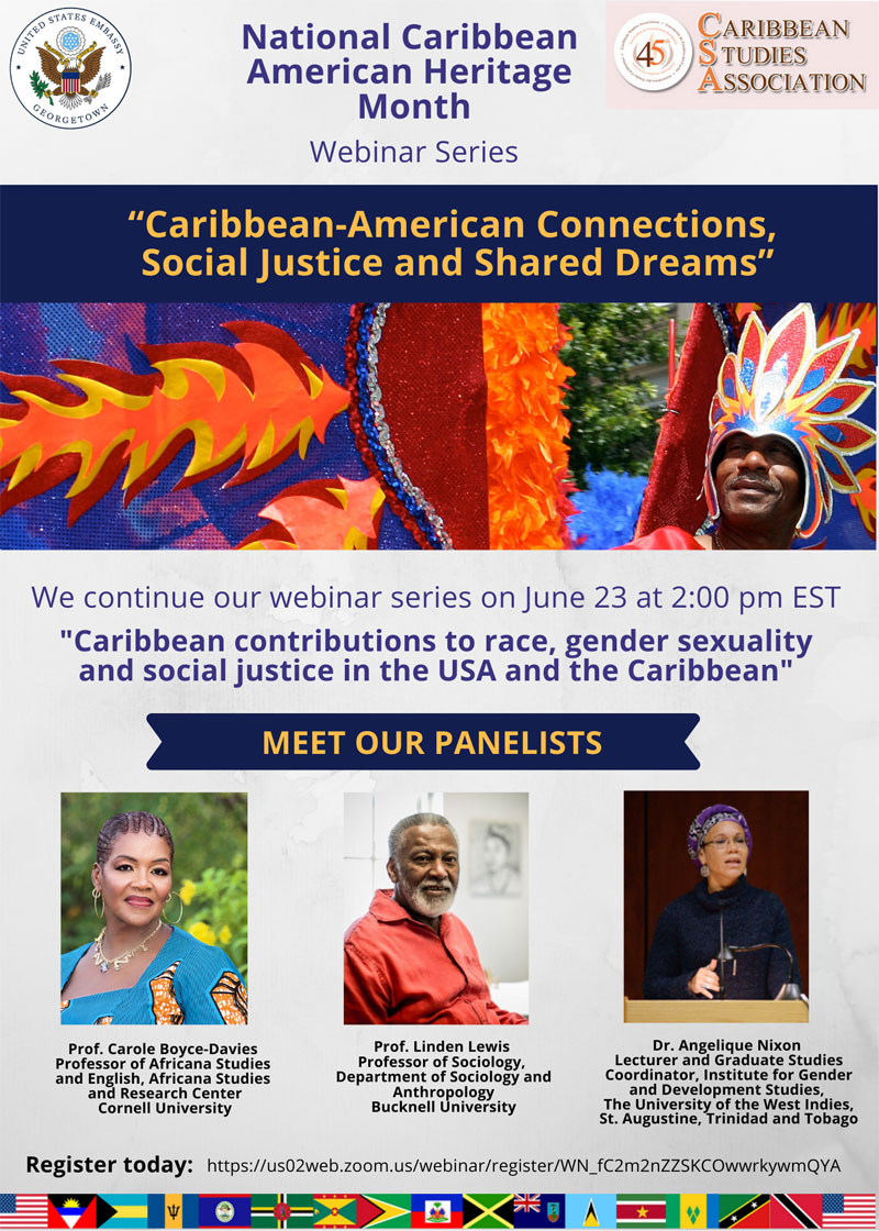 National Caribbean American Heritage Month Webinar Series