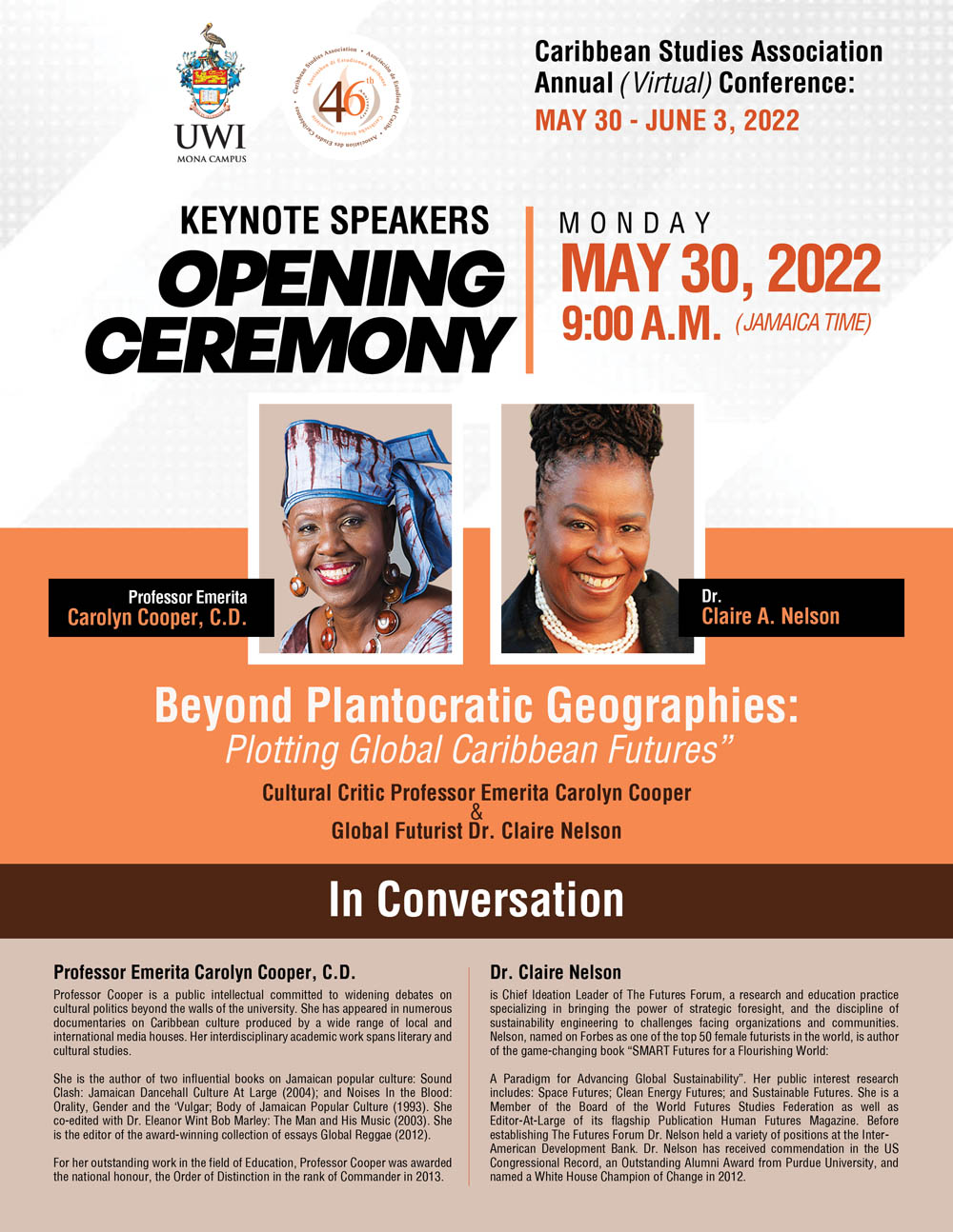 2022 CSA Conference Opening Ceremony keynote speakers