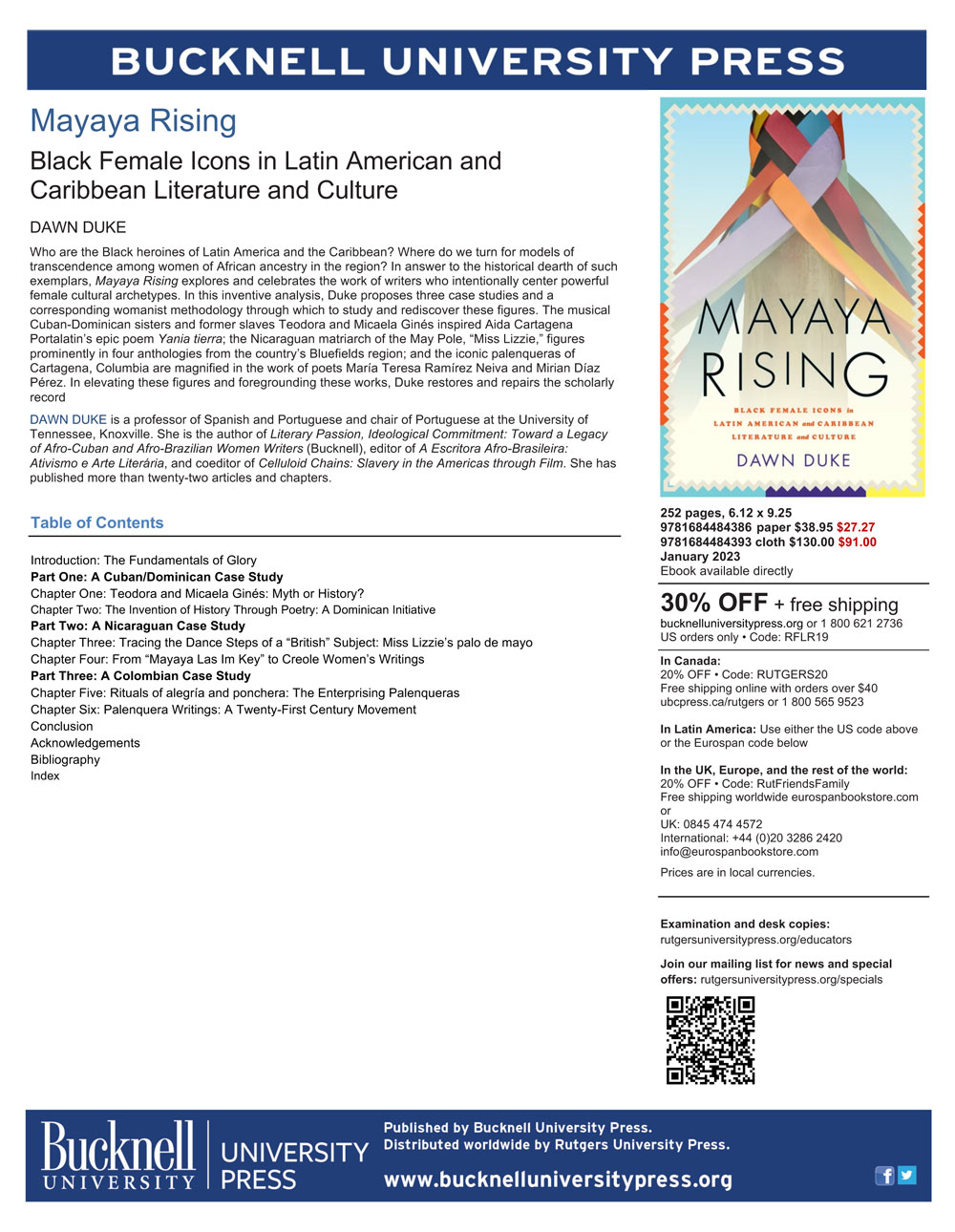 Mayaya Rising flyer