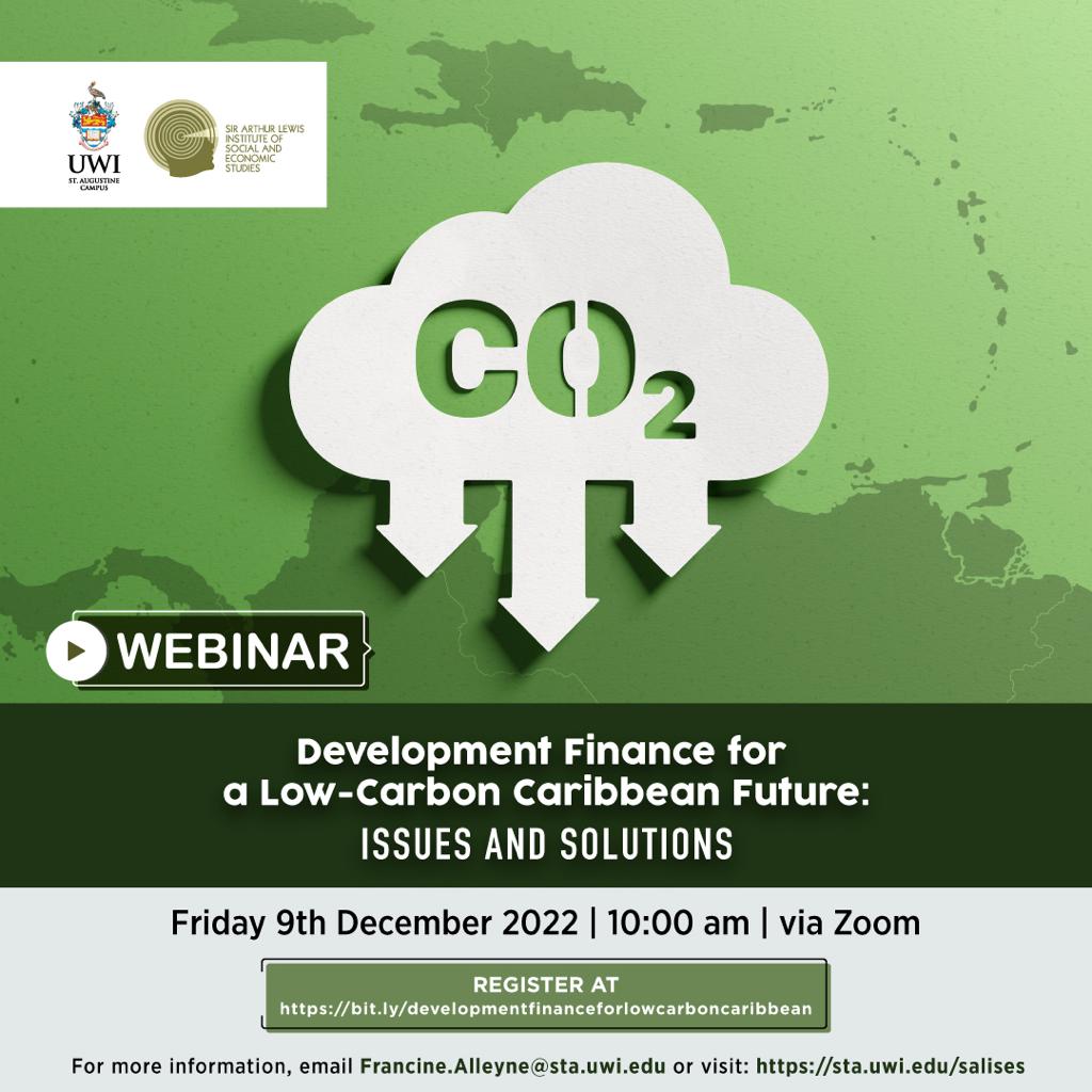 Development Finance for a Low-Carbon Caribbean Future webinar